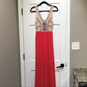 Aztec/Boho maxi dress